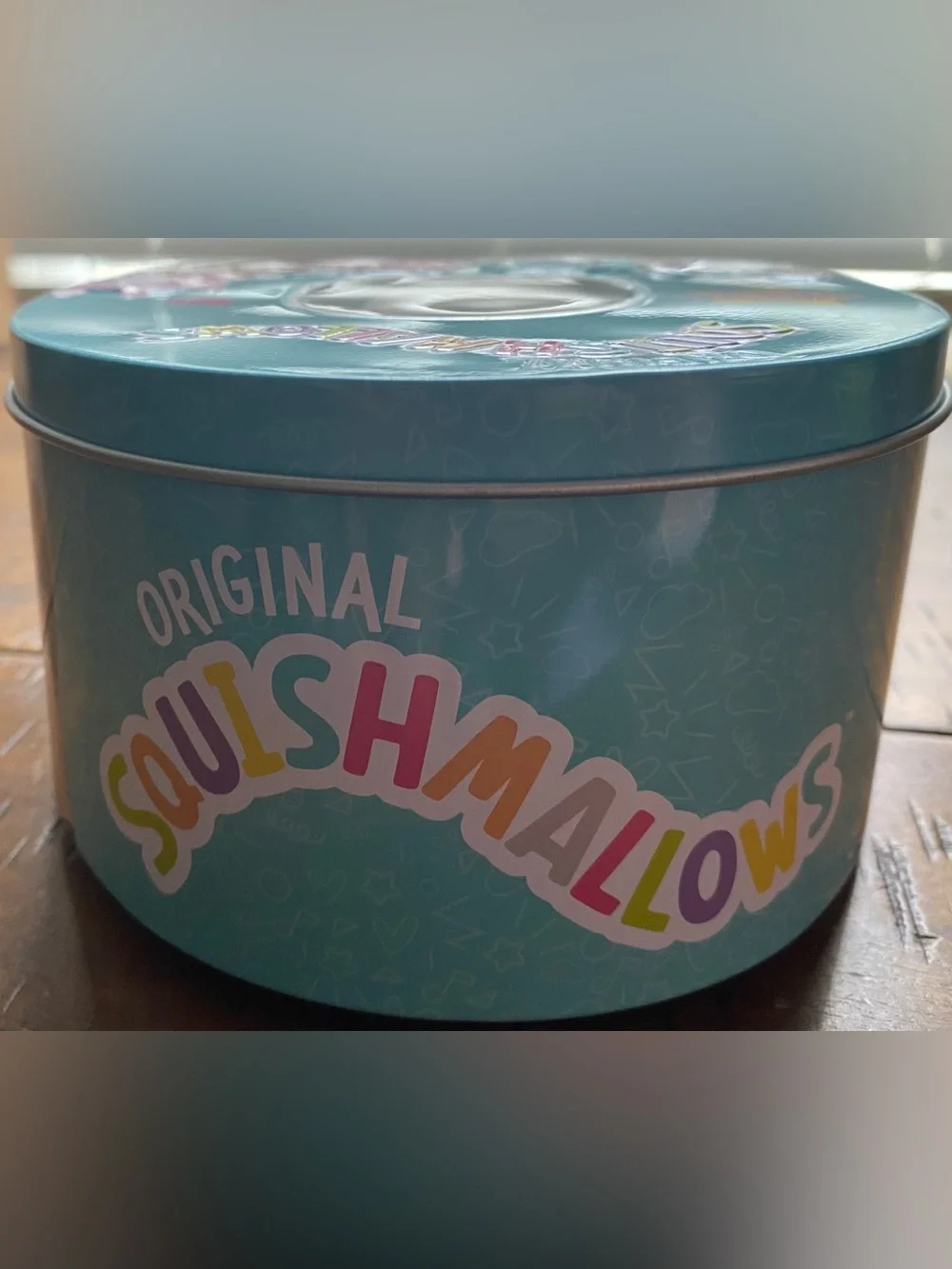 •GUC•Squishmallows Series 1 Trading Cards Connor the Cow Collector Tin